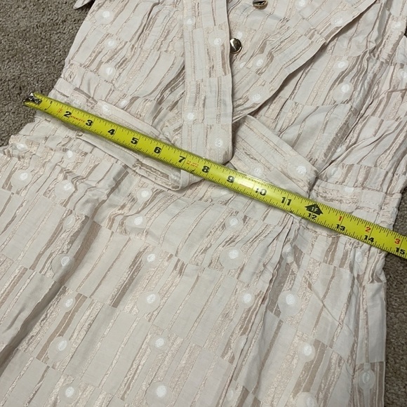 Marc by Marc Jacobs Cream Dress with gold buttons - Picture 11 of 13